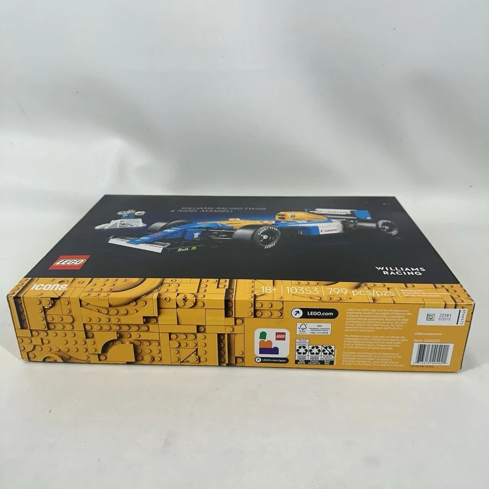 LEGO Icons Williams Racing FW14B & Nigel Mansell 10353 F1 New Sealed 799 Pcs